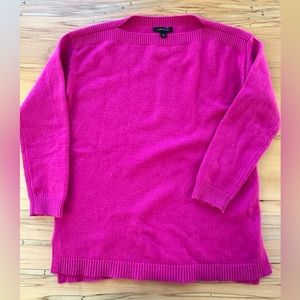 Ann Taylor Pink Boatneck Sweater Small